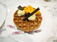 芒果抹茶松饼-花锅速食(日月广场店)