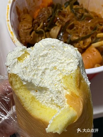 超满足爆多奶油含量老式糕点