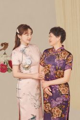 -时光纪亲子全家福照相馆(静安店母女写真父母纪念照)