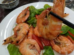 青椒炒对虾-望海潮海鲜店 特色家常菜(在海一方店)