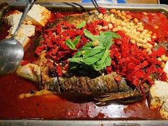 重庆豆花烤鱼-探鱼·鲜青椒爽麻烤鱼(三水广场店)