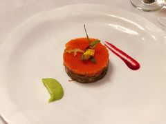 黑鱼籽酱香牛肉木瓜塔塔-王品牛排(杭州大厦店)