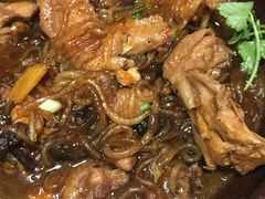 花轿大公鸡蘑菇粉-金掌勺锅包肉(太原万达店)