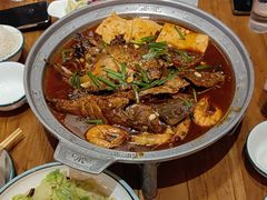 -东来菜馆•手抓海鲜家常菜•海鲜锅贴(鸽子窝店)