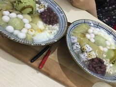 抹茶白玉赤豆碗-半饱日式甜品(ifs国际金融店)