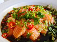 涝汁三文鱼-小郭私房菜·海肠捞饭店(学士街店)
