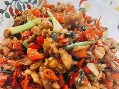 小炒紫苏田鸡-常株潭·湖南菜(蛇口店)