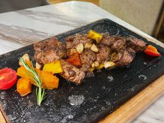 田园澳洲骰子牛肉-蜜桃花开·中西融合菜E&W(南长街店)
