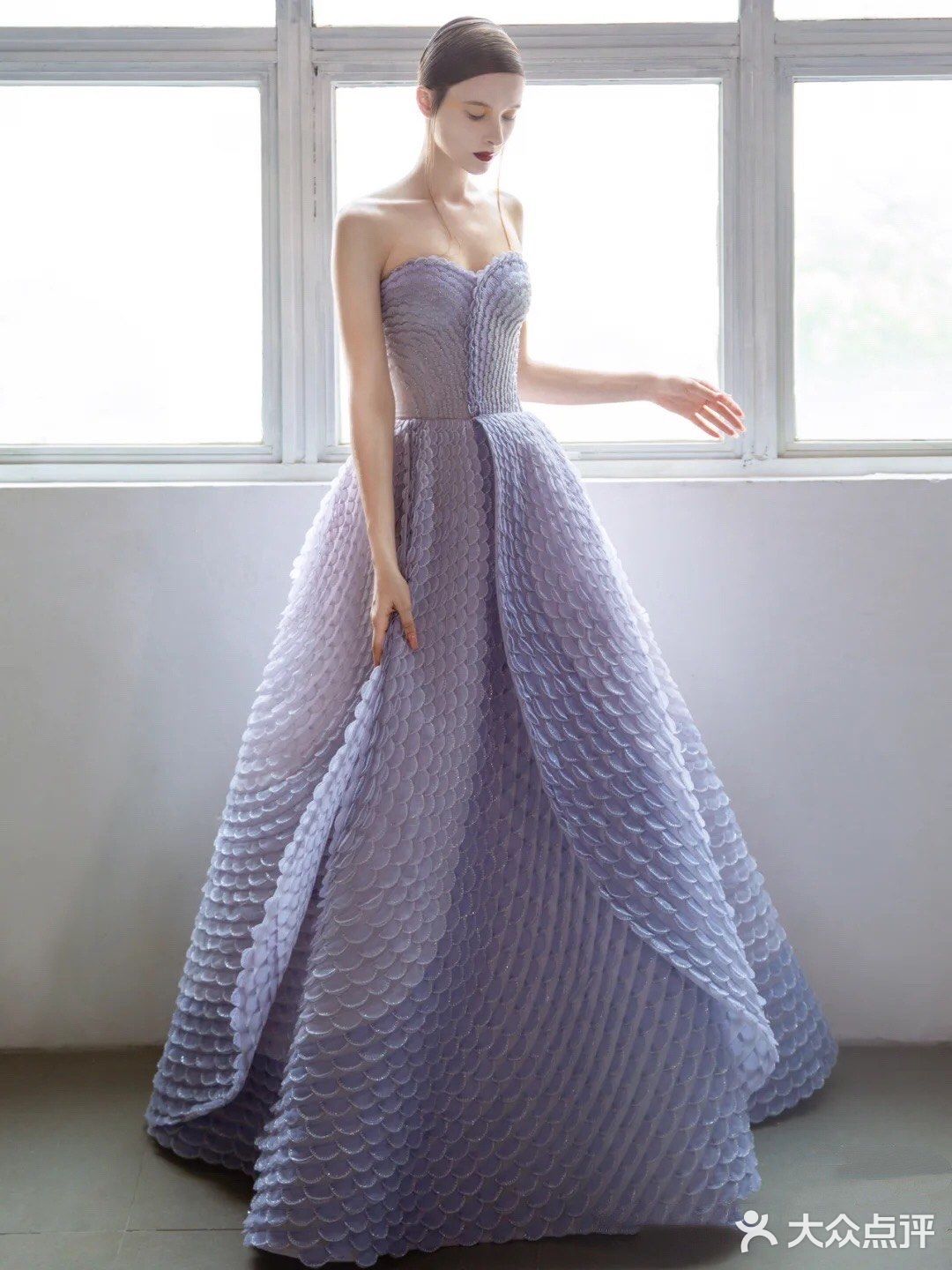 人鱼姬渐变礼服