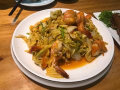 大虾烧白菜-锦绣海景主题餐厅(石老人店)