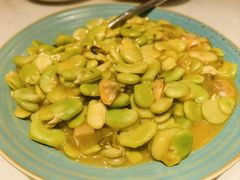 蚕豆焖炒蛤蜊肉-鹿港小镇(黄金店)