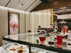 面包甜点陈列柜-Tims天好咖啡·贝果(东方广场店)