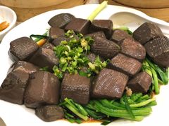 白灼韭菜猪红-有腥气私房菜·寻味顺德