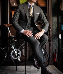 点击看大图 -怒马会 全麻衬西装高级定制