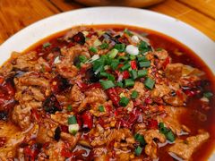 水煮牛肉片-九九牛肉馆(南山路店)
