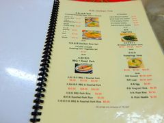 菜单-威南记鸡饭餐室