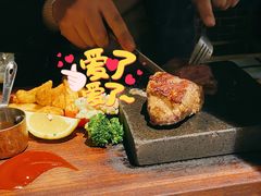 招牌石烧雪花牛扒-缦云里花园餐厅