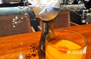 Mango Coconut Dessert Soup