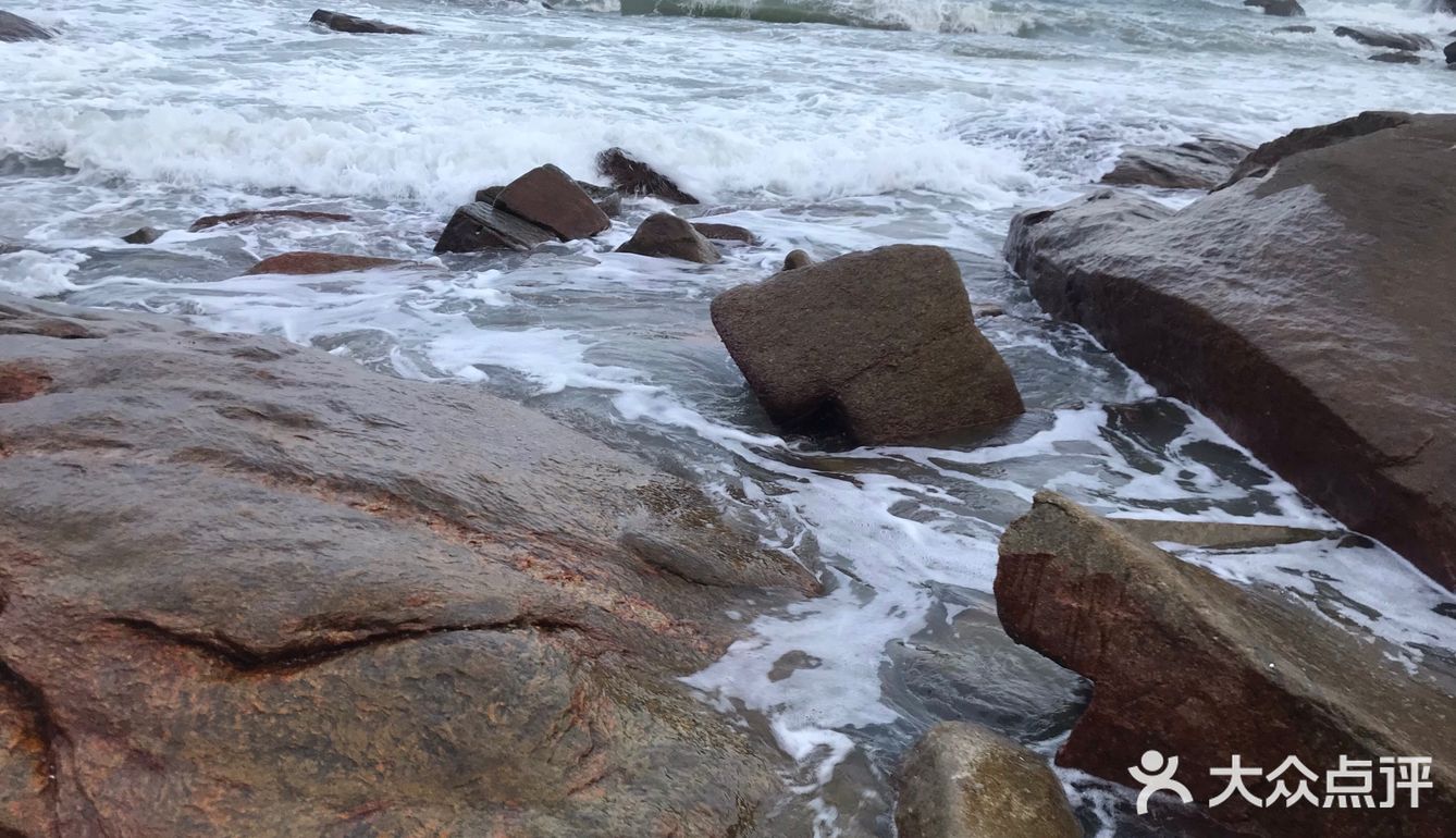 晋江龙湖石圳海滩的一道美丽风景