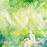温暖治愈的春天插画，愿幸运和美好向所有人涌来！