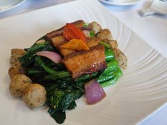 菜心烧肉炒鲮鱼球-广州酒家(昌岗地铁站店)