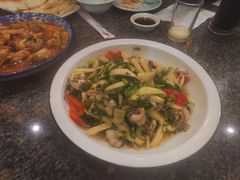 雪菜炒八爪鱼-天台徐家小吃