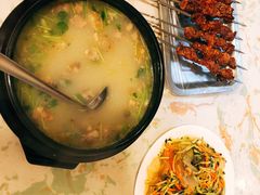 铜锅羊杂汤-老猎户炭火锅羊汤(万达店)