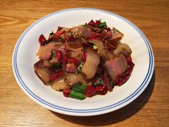 蒜椒炒湘西腊肉-印象鲵宴·张家界地标美食名片(溪布街店)
