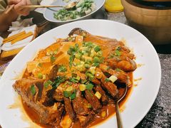 野生鱼钩炖豆腐-青桃餐厅