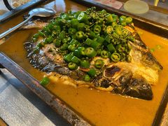 鲜青椒烤鱼-探鱼·鲜青椒爽麻烤鱼(天河优托邦店)