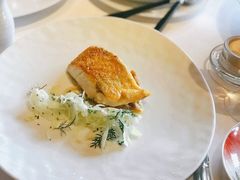 橄榄油慢煮海鲈鱼-Le Comptoir de Pierre Gagnaire
