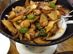 干锅杏鲍菇-三羊居食府(文艺路店)