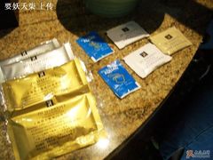 免费提供的咖啡、茶包等-上海明天广场JW万豪酒店