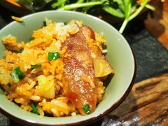 煲仔饭-大匠工房古船木艺术餐厅·猪肚鸡专门店(长白仙岛店)