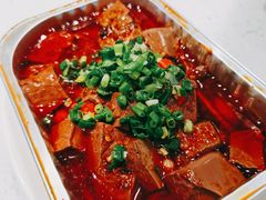 锡纸红油冒鸭血-鱼酷活鱼烤鱼(南京水游城店)