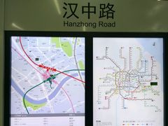 汉中路站地图-汉中路(地铁站)