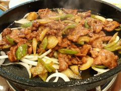 铁板杭椒牛柳-三石海鲜铁板烧(繁荣路店)