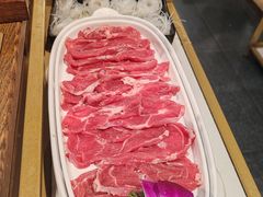鲜切金牌羊腱花-清真·鼎源斋涮肉(安德路店)