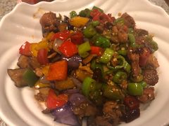 茄子肉丁小公鸡双拼拌面-文三里屯面馆(三里屯店)