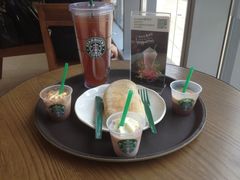 Venti&nbsp;Shaken&nbsp;Lemon&nbsp;Tea&nbsp;&&nbsp;鸡肉芝香夏巴塔-星巴克(北辰西路店)