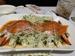 葱姜蒸梭子蟹-宝燕海货工场(长江国际店)