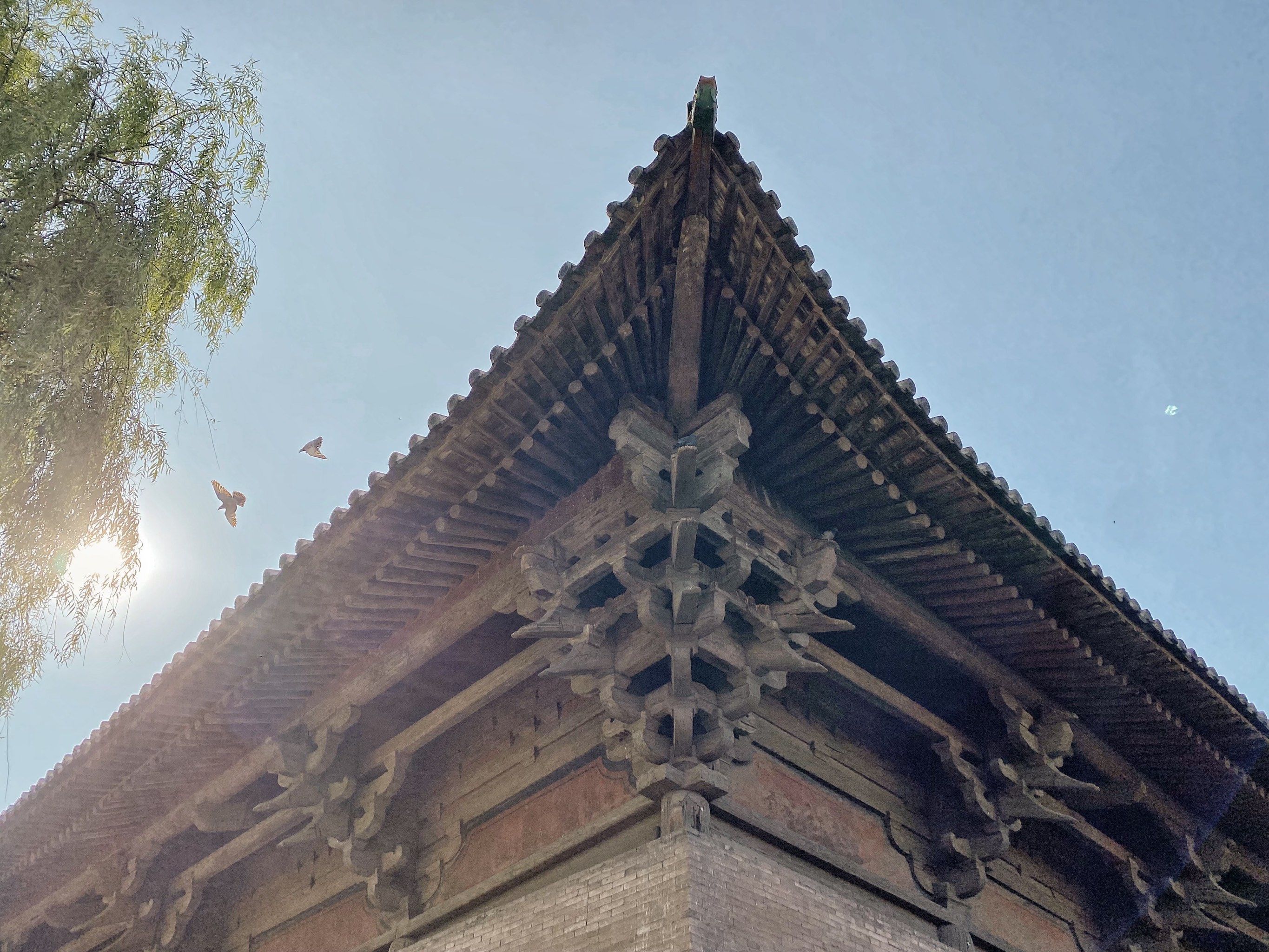 山西古建筑榫卯,斗拱,梁架