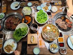 -明洞阿姨·韩式酱蟹烤肉·创意料理(三元桥店)