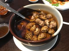 古越陈酿煮花螺-杭州西子湖四季酒店·金沙厅
