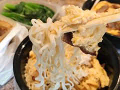 滑蛋牛叉烧捞出前一丁-有章牛杂(石厦店)