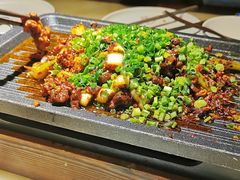 烤肉烤鸡双拼-绿茶餐厅(成都大悦城店)
