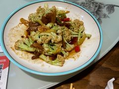 清炒西兰花-博山菜·大厨烙馍村(金乔社区店)