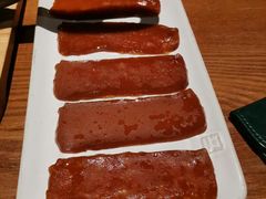 烤蒙自年糕-云海肴·汽锅鸡·云南菜(天山百盛优客店)