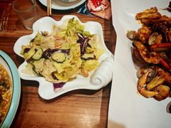 -东来菜馆•手抓海鲜家常菜•海鲜锅贴(鸽子窝店)