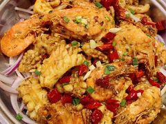 干锅鱿鱼虾-李老哈·东北菜(宋园路店)